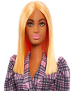 Barbie Fashionistas Doll - Puff Sleeve Plaid Blazer Dress